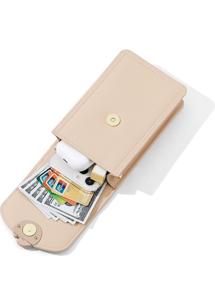 Cüzdan Bayanlar Değişim Cep Telefonu Çantası Hafif Küçük Koku Çok Yönlü Dikey Crossbody Çanta (Yurt Dışından)