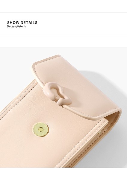 Cüzdan Bayanlar Değişim Cep Telefonu Çantası Hafif Küçük Koku Çok Yönlü Dikey Crossbody Çanta (Yurt Dışından)