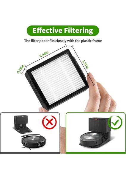 Irobot Roomba I1+ I7 I7+ I3+ I4+ I6+ I8+/plusj7+ E5 E6 E7 I E& J Serisi Vakum Için Yedek Parçalar Aksesuarlar (Yurt Dışından) fiyatları