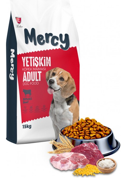 Biftekli Yetişkin Köpek Maması 15 Kg
