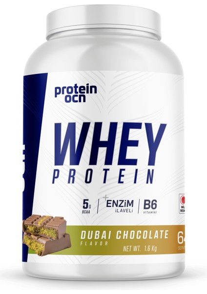 Whey Protein Dubai Çikolatası - 1.6kg - 64 Servis