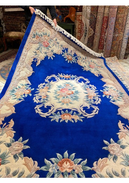 El Dokuma Kabartmalı Çin Halısıdır Ebat 280 x 180