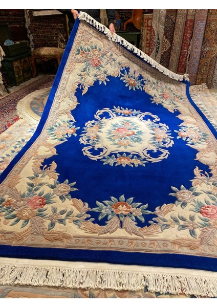 El Dokuma Kabartmalı Çin Halısıdır Ebat 280 x 180