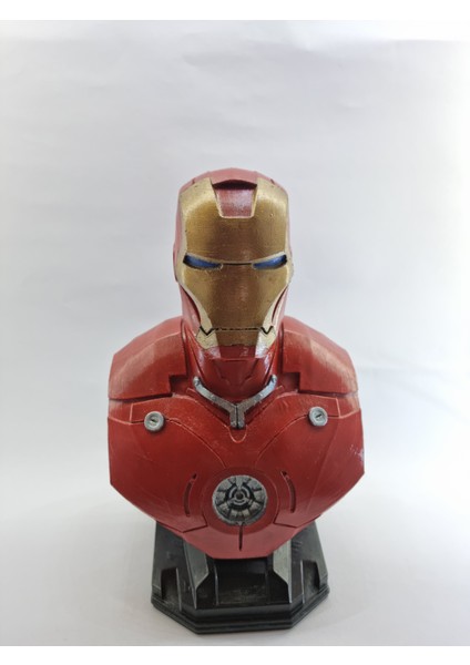 Iron Man 3D Baskı Büst