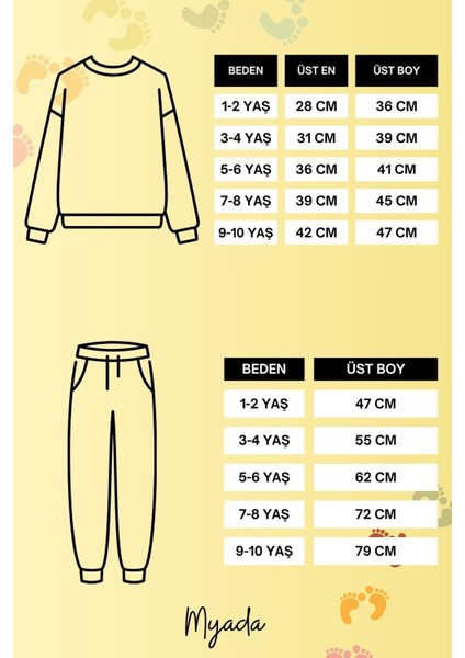 Unisex Future Robot Baskılı Alt Üst Çocuk Takım 23369