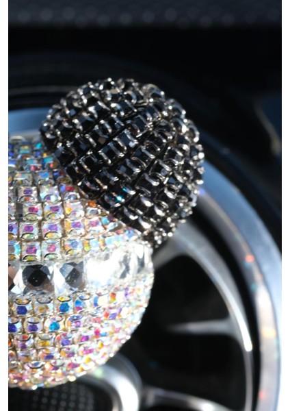 Panda Koku Yaldız Taş Kulakları Siyah Taş & Gümüş Baget Taş fiyatları