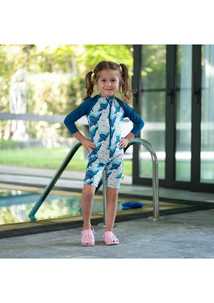 Sunsafe Uv Korumalı Swimsuit Mayo Manta Ray