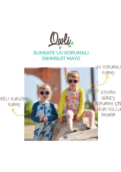 Sunsafe Uv Korumalı Swimsuit Mayo Manta Ray