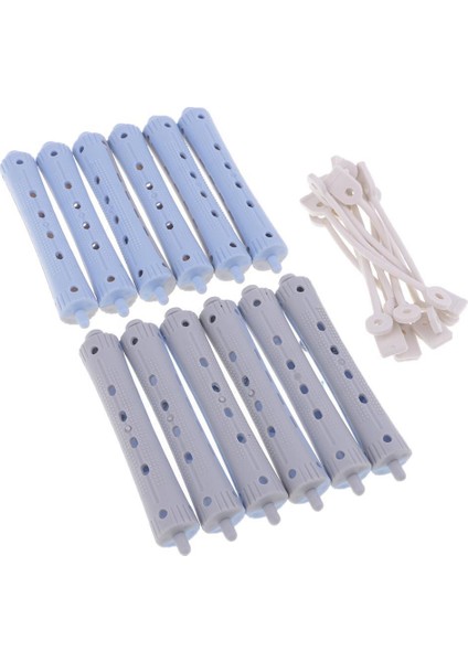 12 Çubukları Dıy Dalgalar Patlama Silindirleri Kıvırcıklaştırıcılar Şekillendirici Araçları 9 cm 9 x 1.5 cm (Yurt Dışından)