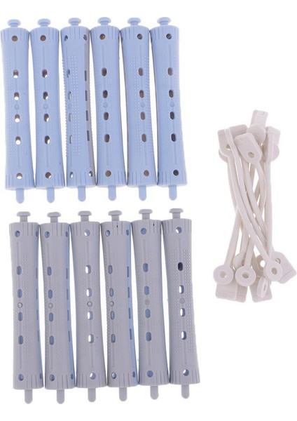 12 Çubukları Dıy Dalgalar Patlama Silindirleri Kıvırcıklaştırıcılar Şekillendirici Araçları 9 cm 9 x 1.5 cm (Yurt Dışından)