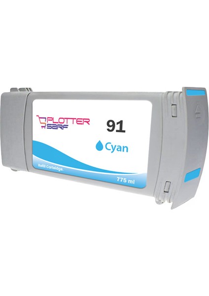® Hp 91 Cyan (C) Feyink Muadil Kartuş 775ML Designjet Z6100