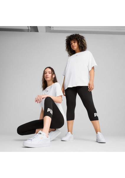 68243001 Ess No. 1 Logo 3/4 Kadın Spor Tayt