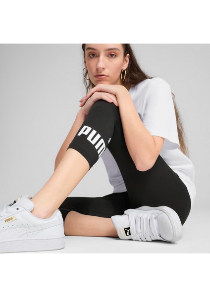 68243001 Ess No. 1 Logo 3/4 Kadın Spor Tayt indirimleri