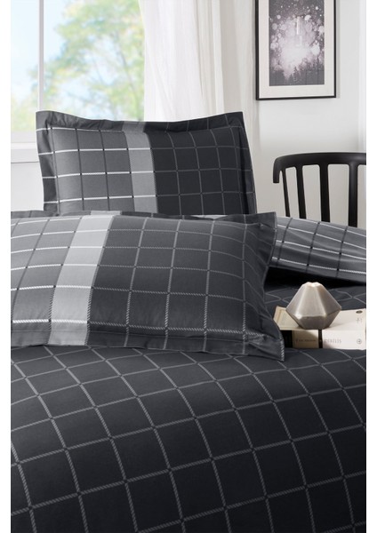 Nera Siyah King Size Battal Boy Lastikli Fitted Çarşaf Nevresim Takımı fiyatları