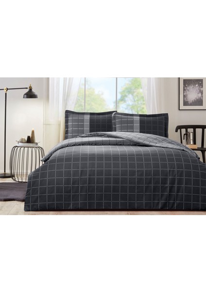 Nera Siyah King Size Battal Boy Lastikli Fitted Çarşaf Nevresim Takımı fırsatları