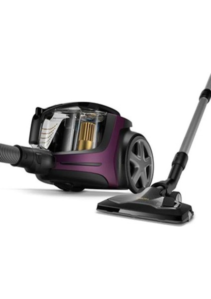 Pro Ultimate Marathon Toz Torbasız Süpürge/ Triactive Ultra Başlık, Super Turbo Fırça, Allergy H13 Filtre /XB9155/07/