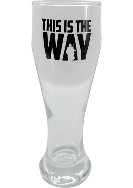 Thıs Is The Way / Star Wars Yazılı Paşabahçe Bira Bardağı - 415 cc