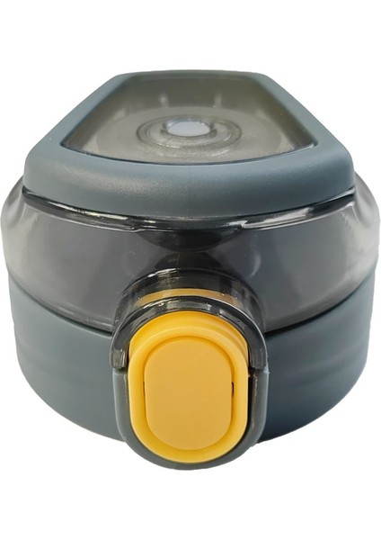 Mavi Tek Tuşla Açılan Matara Suluk Yedek Kapağı Kapak