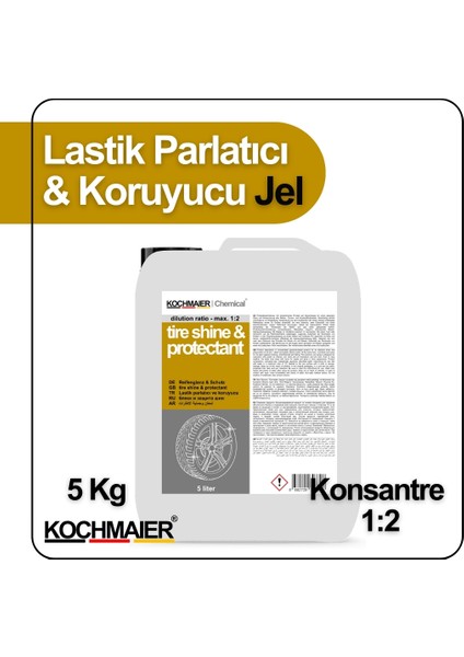 Lastik Parlatıcı ve Koruyucu Jel 5 kg