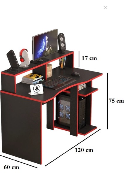 Oyuncu Masası Gamer Masası 120X60 cm fırsatları