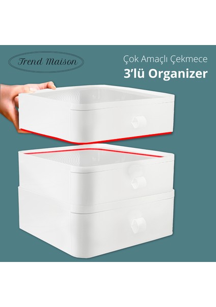 Çok Amaçlı Çekmeceli Masa Üstü Organizer Düzenleyici fiyatları