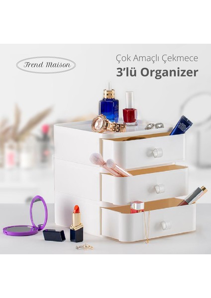 Çok Amaçlı Çekmeceli Masa Üstü Organizer Düzenleyici fırsatları