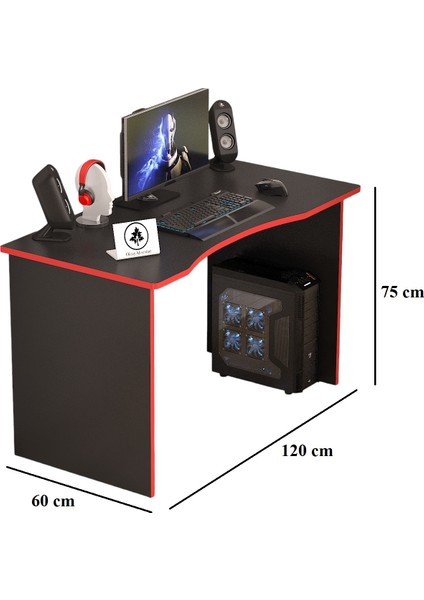 Oyuncu Masası Gamer Masası 120X60 cm fiyatları