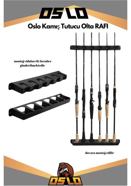 Kamış Tutucu Olta Rafı