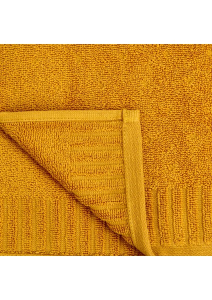 Soft Patte Ayak Havlusu - Hardal - 50X70 cm
