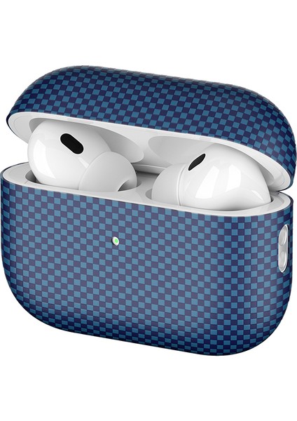 Apple Airpods Pro 1. / 2. Nesil Uyumlu Kılıf 600D Karbon Fiber Yapılı Kulaklık Kılıfı 43