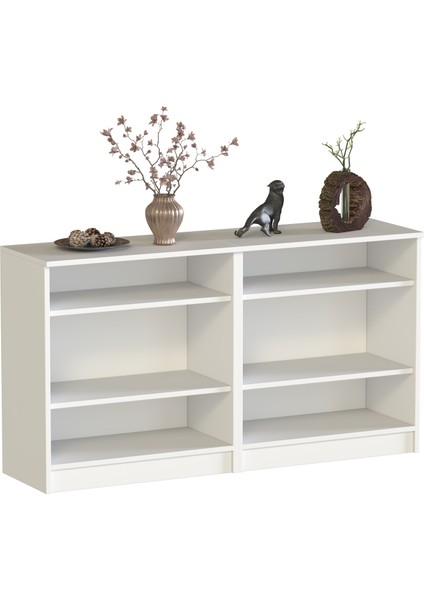 KNS-204-Beyaz 4 Kapaklı Konsol