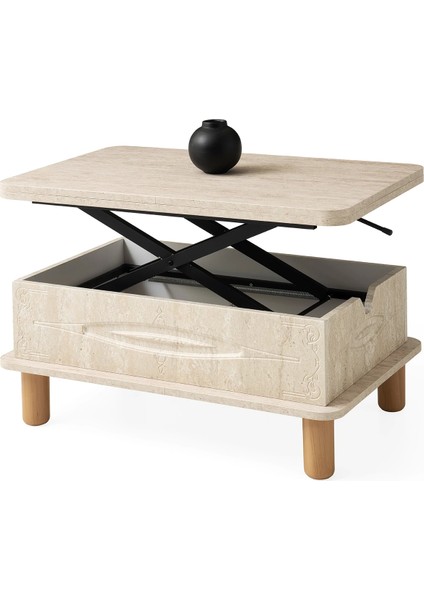 Akıllı Laptop Sehpa Yemek Masası Orta Sehpa Beyaz Ragnar fırsatları