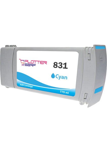 ® Hp Latex 831C Cyan (C) Orijinal Mürekkep Dolumlu Feyink Kartuş 775ML 315/330/335/360/365