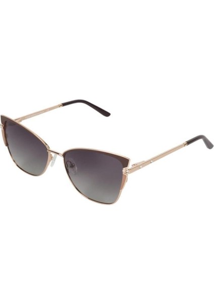 Ff 1474 200P 55 Kadın Cat Eye Gold Metal Güneş Gözlüğü