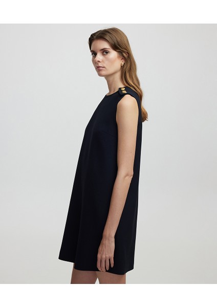 Metal Düğmeli Elbise IS1250002186015 fiyatları