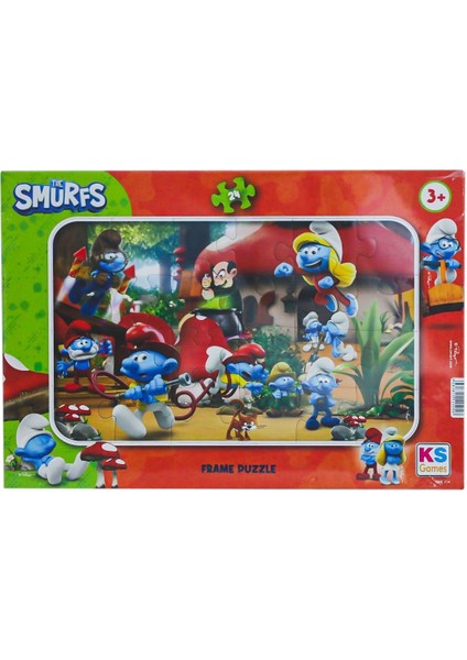 Smr 704 Smurf Şirinler Frame Puzzle 24 Parça - Puzzle