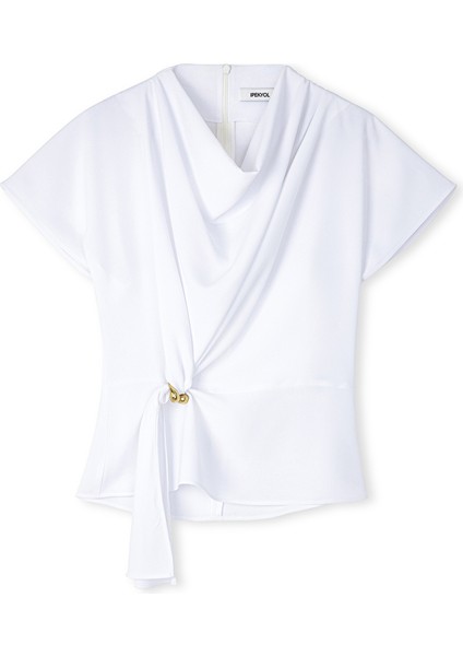 Metal Aksesuarlı Burgulu Bluz IS1250006055002 indirimleri