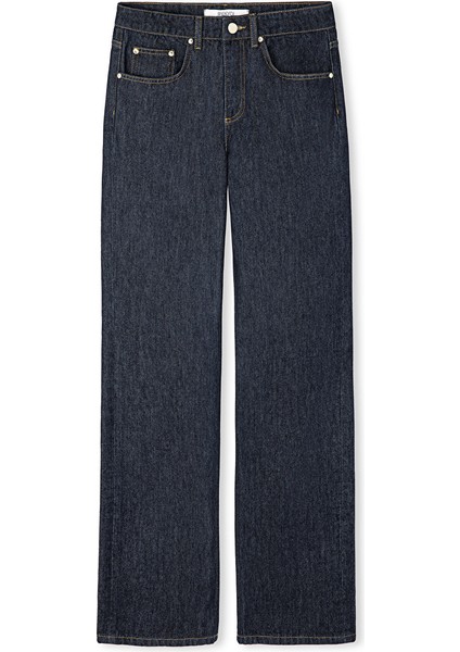 Wide Leg Fit Jean Pantolon IS1250018002AC7 fırsatları