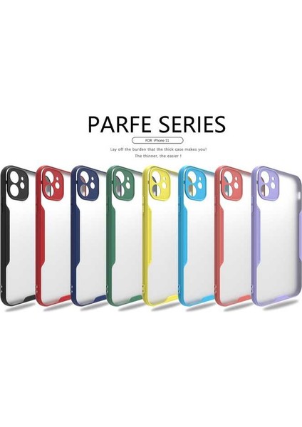 Apple iPhone 11 Kılıf Zore Parfe Kapak-Koyu Yeşil