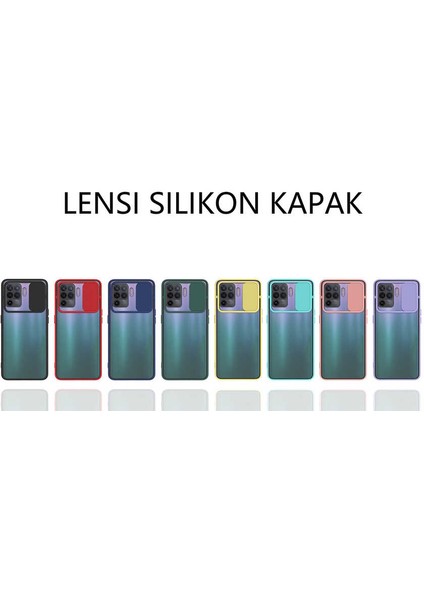 Oppo Reno 5 Lite Kılıf Zore Lensi Kapak-Lacivert modelleri