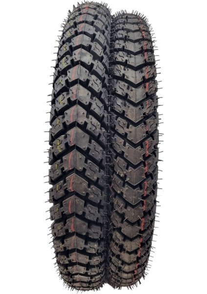 HONDA CG, ARORA, 300-18 Tt ve 275-18 Tt Tubetype Lastik Set