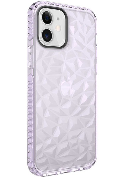 Apple iPhone 12 Kılıf Zore Buzz Kapak-Mor