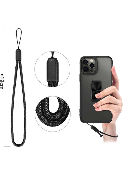Apple iPhone 12 Pro Kılıf Zore V-Bax Kapak-Siyah