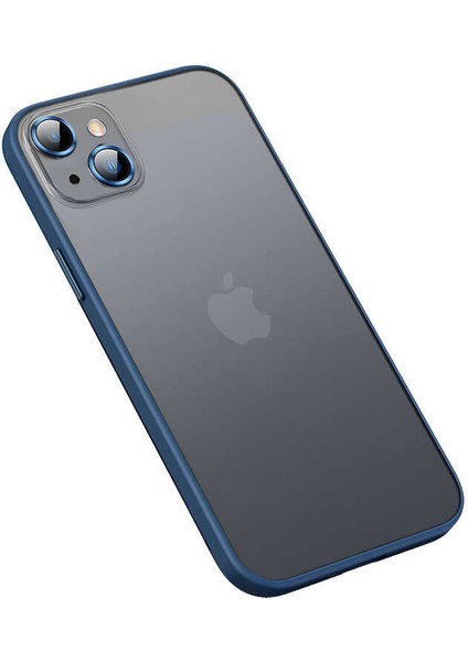 Apple iPhone 13 Kılıf Zore Retro Kapak-Lacivert