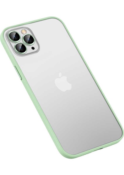 Apple iPhone 12 Pro Kılıf Zore Retro Kapak-Yeşil