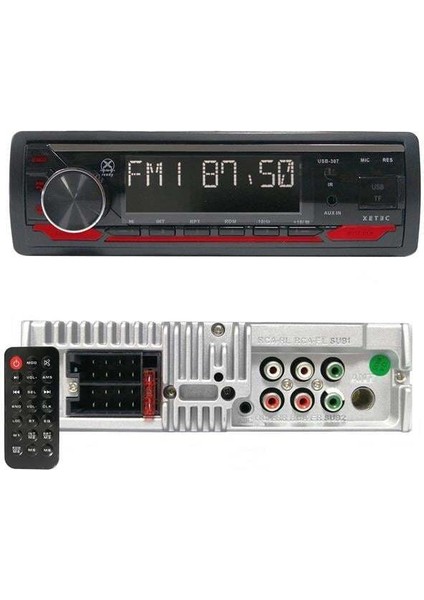 USB-307 Oto Teyp 4X50 Watt Bluetooth Mobil Aplikasyon USB Sd Fm Aux