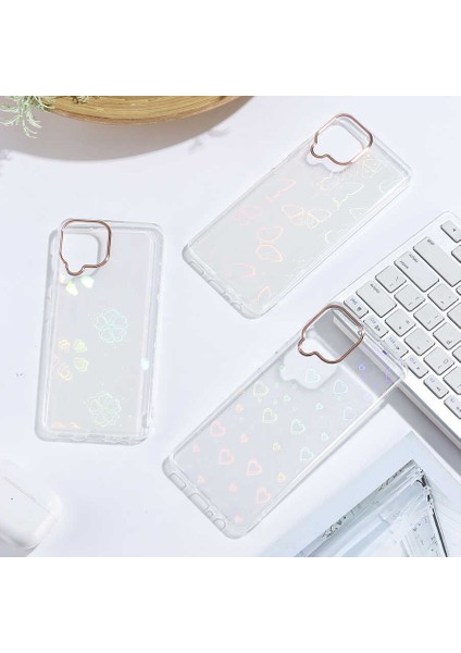 Galaxy A22 4g Kılıf Zore Sidney Desenli Sert Kapak-Butterfly No2