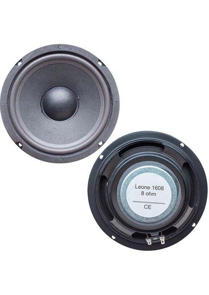 1608 16 cm 8 Ohm Tweetersız Tekli Hoparlör (Bass Hoparlör)