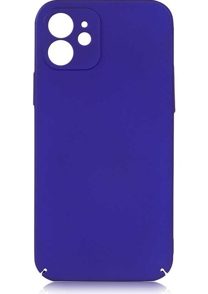 Apple iPhone 12 Kılıf Zore Kapp Kapak-Saks Mavi