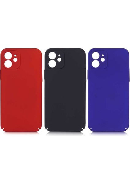 Apple iPhone 12 Kılıf Zore Kapp Kapak-Saks Mavi